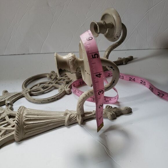 Heavy Metal Candle Sconces (2) - Picture 9 of 9